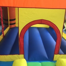 Ktaxon Mighty Bounce House - 420D Thick Oxford Cloth Inflatable Castle Ball Pit Jumper Kids Play With 680Watt Blower   